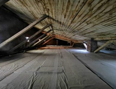 Quels sont les signes de condensation dans des combles perdu ?